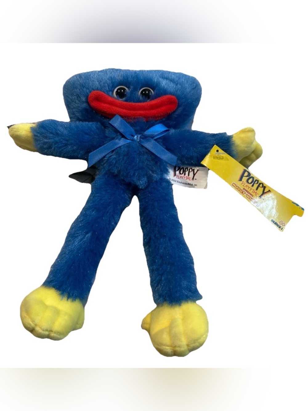Poppy Playtime Smiling Huggy Smile Plush Official Soft Toy Blue Character Doll